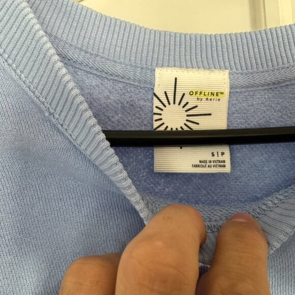 Offline by Aerie Cropped Sweatshirt – Size Small - Picture 2 of 2